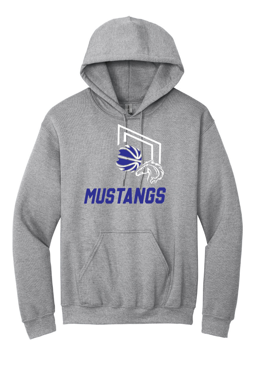 Mustangs Hoodie (Youth) gray