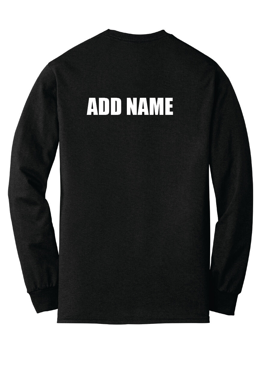 Notre Dame Softball Long Sleeve T-Shirt black, back