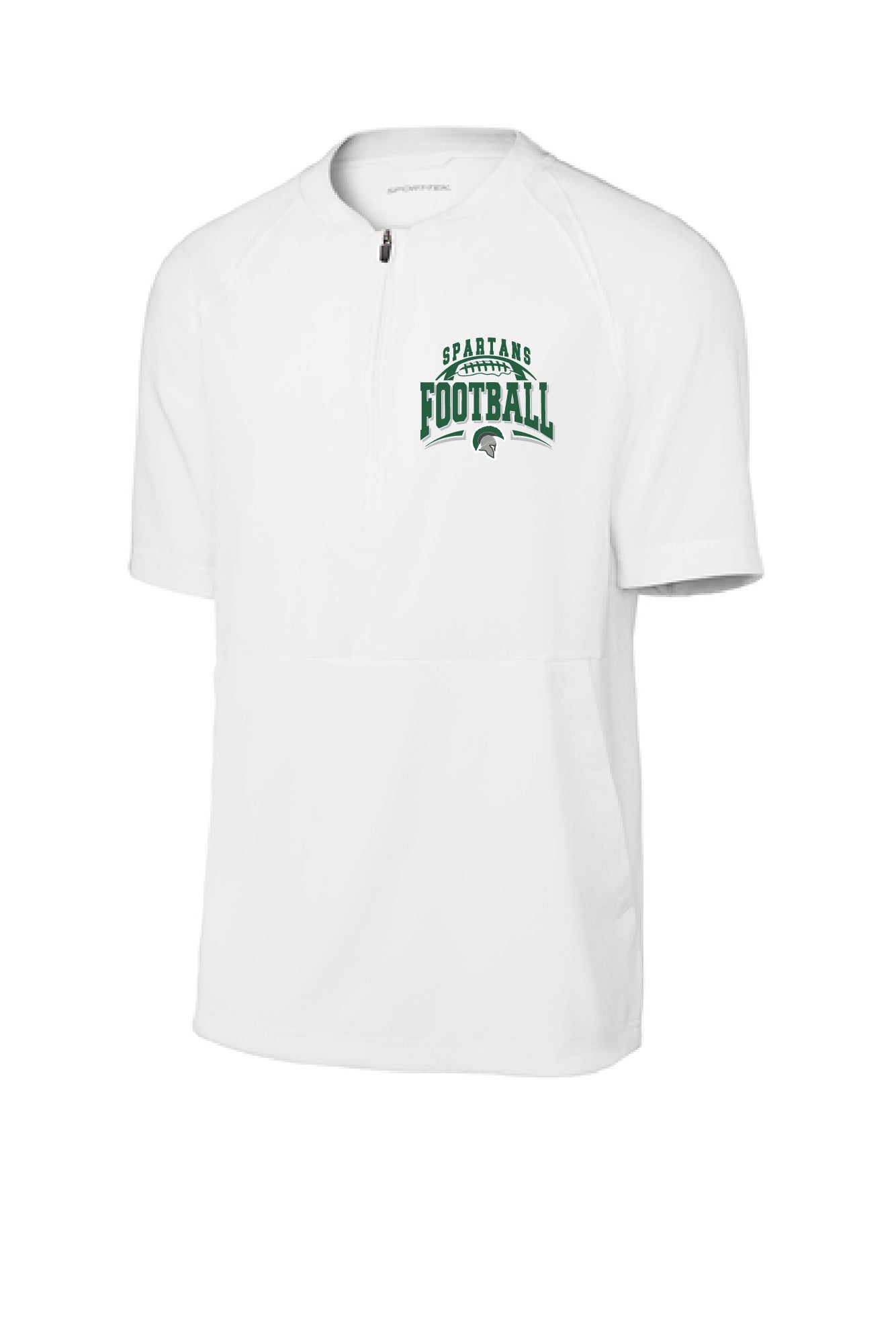 Spartans Football Sport-Tek® Repeat 1/2-Zip Short Sleeve Jacket