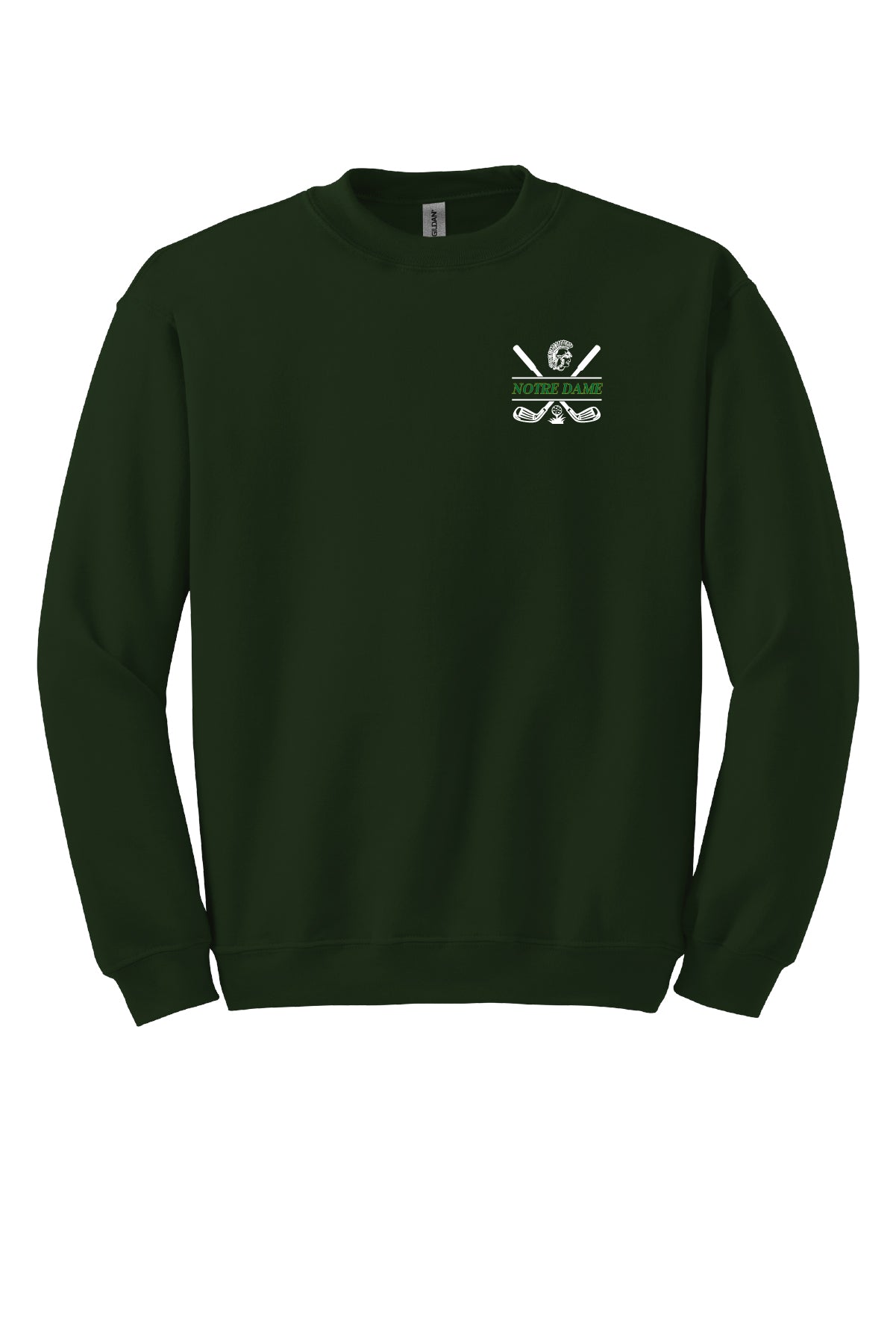 Notre Dame Golf Crewneck Sweatshirt