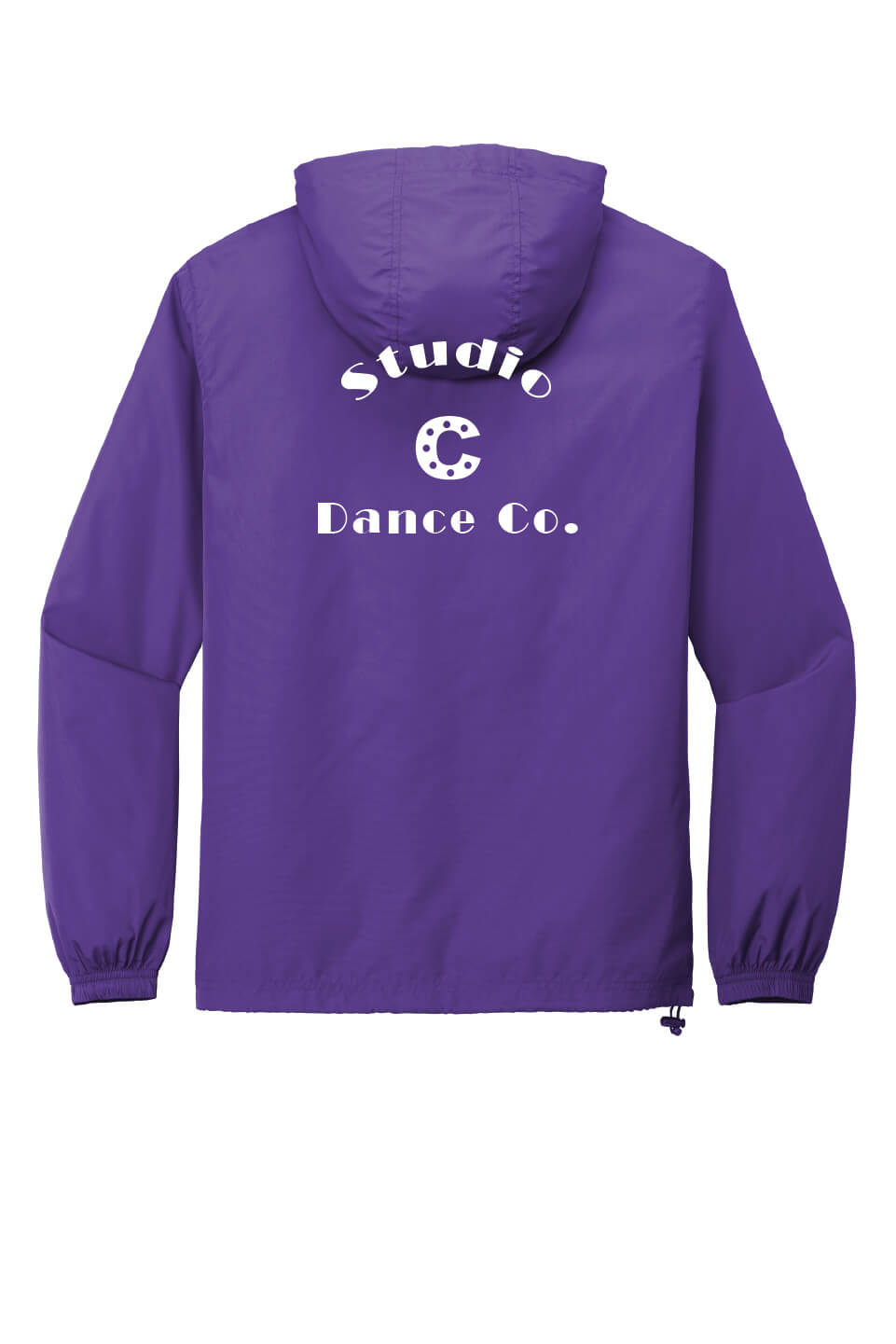 Pullover Windbreaker back purple