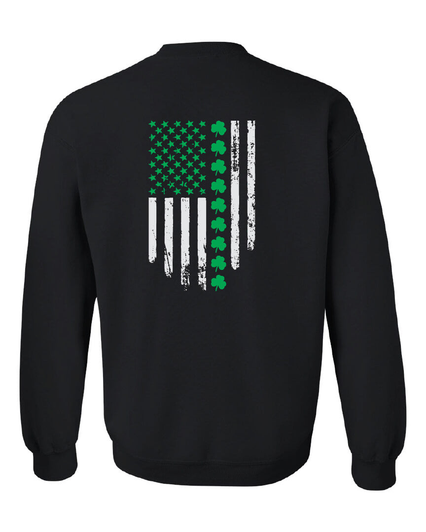 Shamrock Flag crewneck back