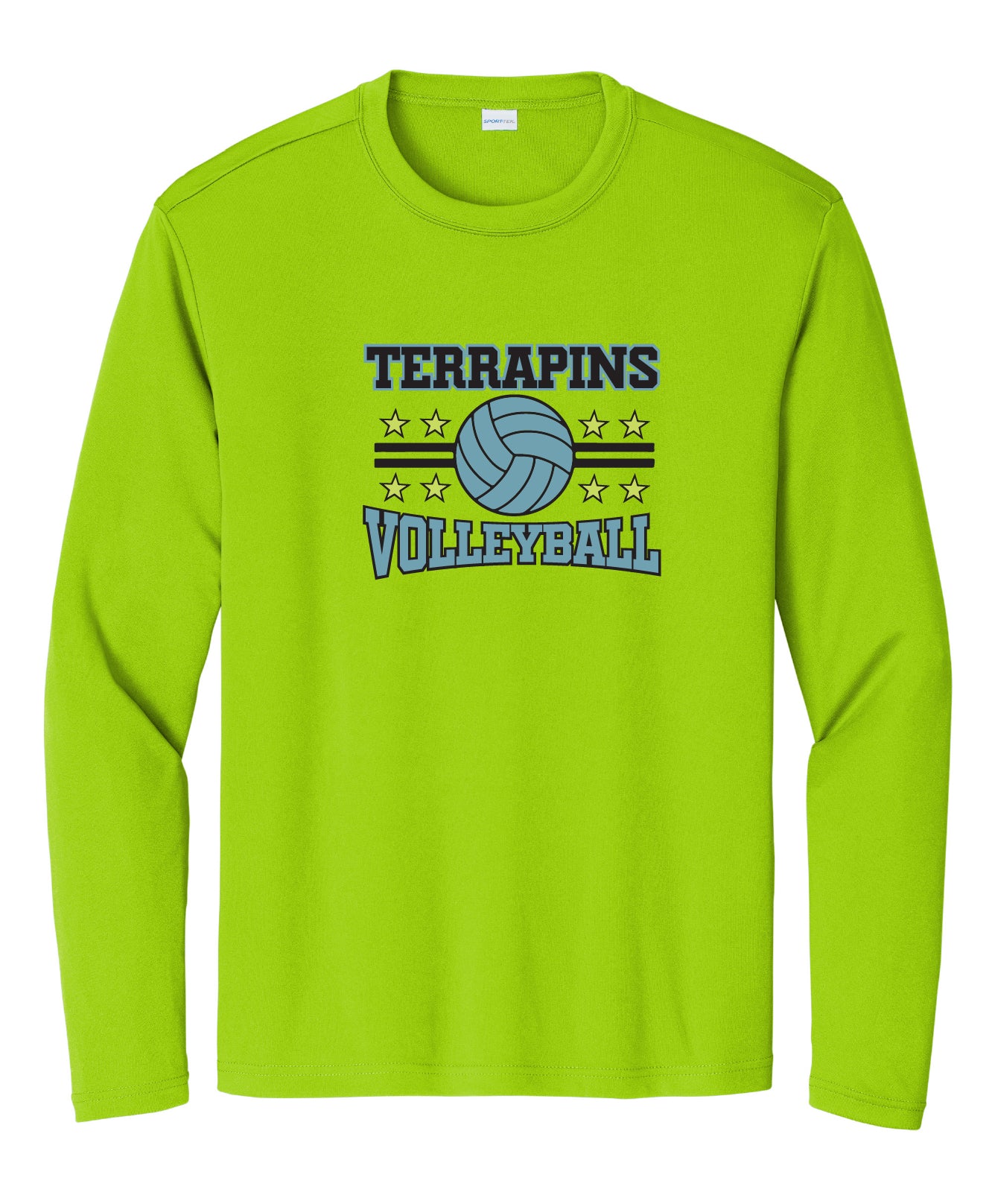 Terrapins Volleyball Sport Tek Competitor Long Sleeve Shirt (Youth)