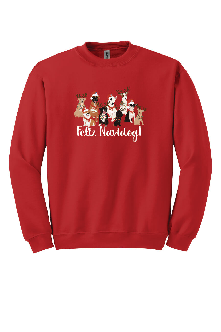 Feliz NaviDOG Crewneck Sweatshirt