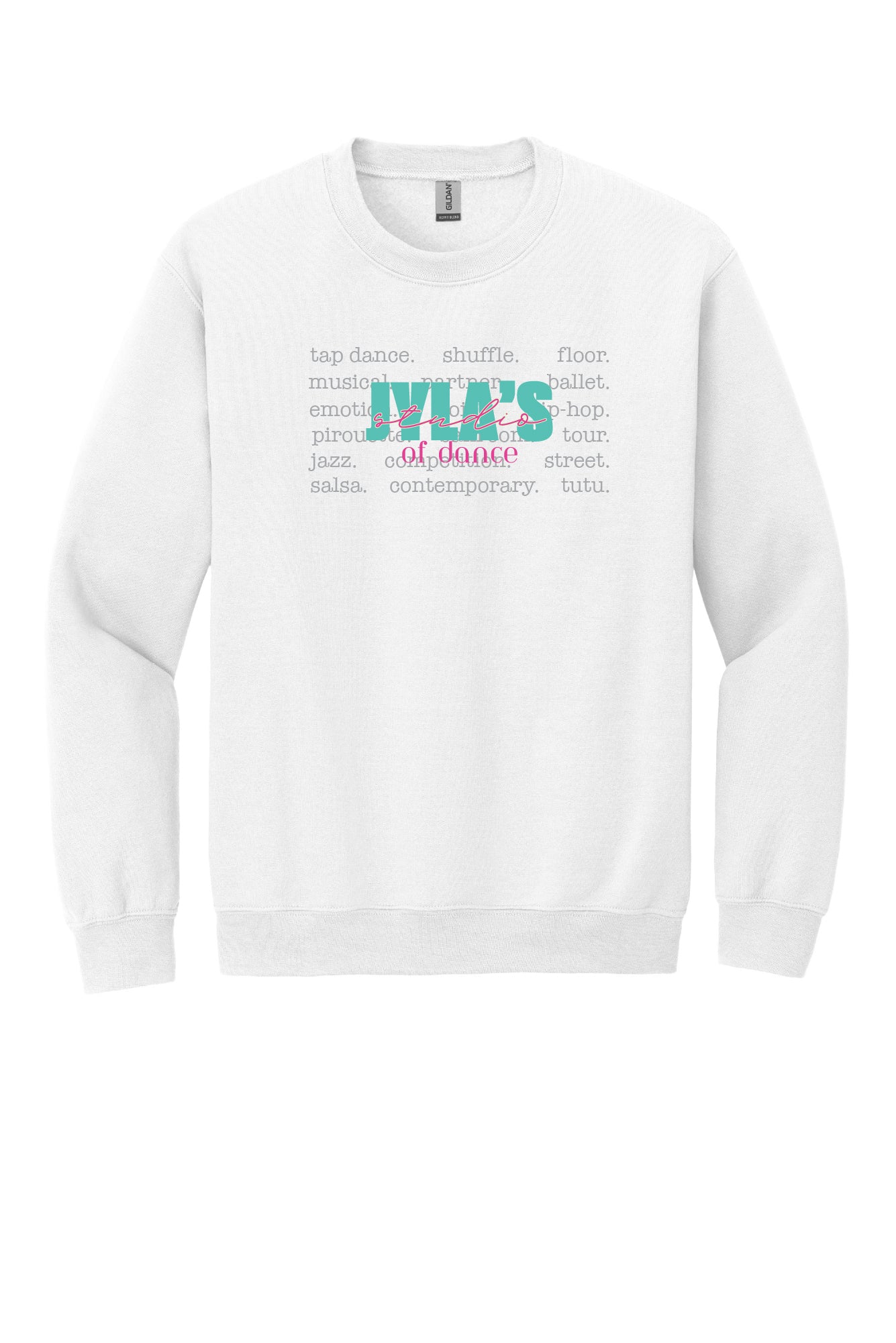 Jyla's Typography Crewneck Sweatshirt