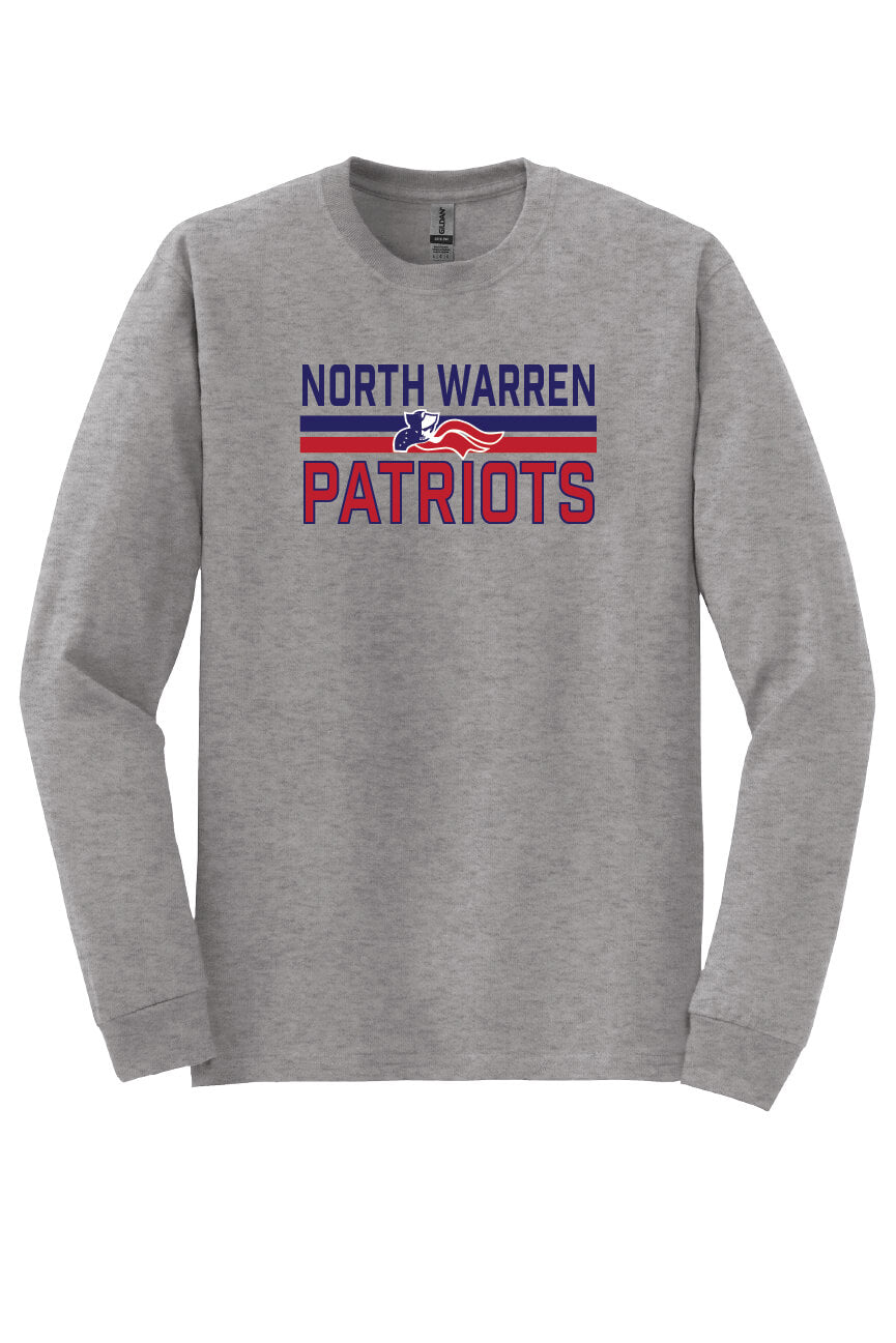 North Warren Patriots VI Long Sleeve T-Shirt gray