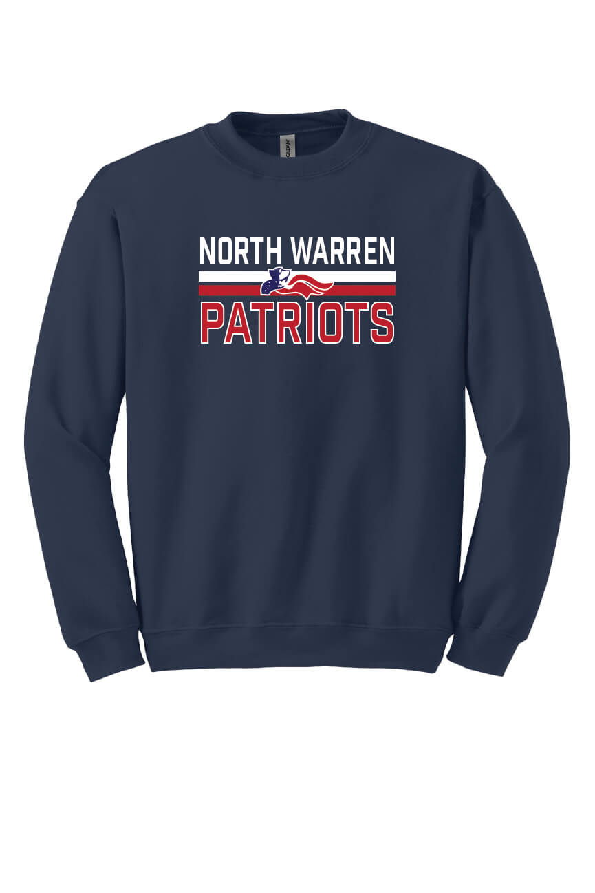 North Warren Patriots VI Crewneck Sweatshirt navy