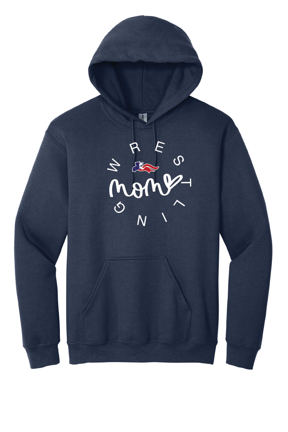 Wrestling Mom Hoodie navy