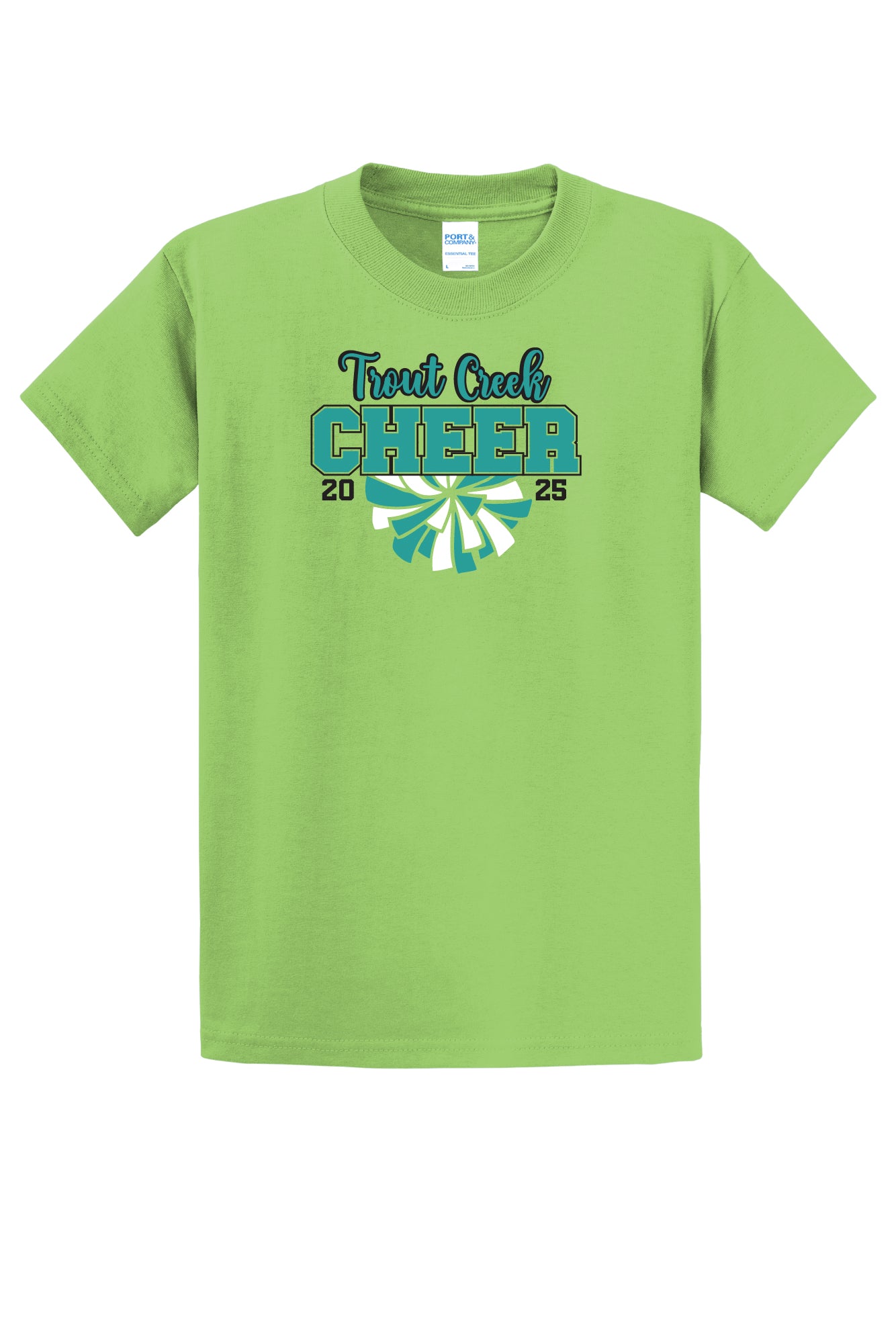 Youth Trout Creek Cheer (Script) Short Sleeve T-Shirt