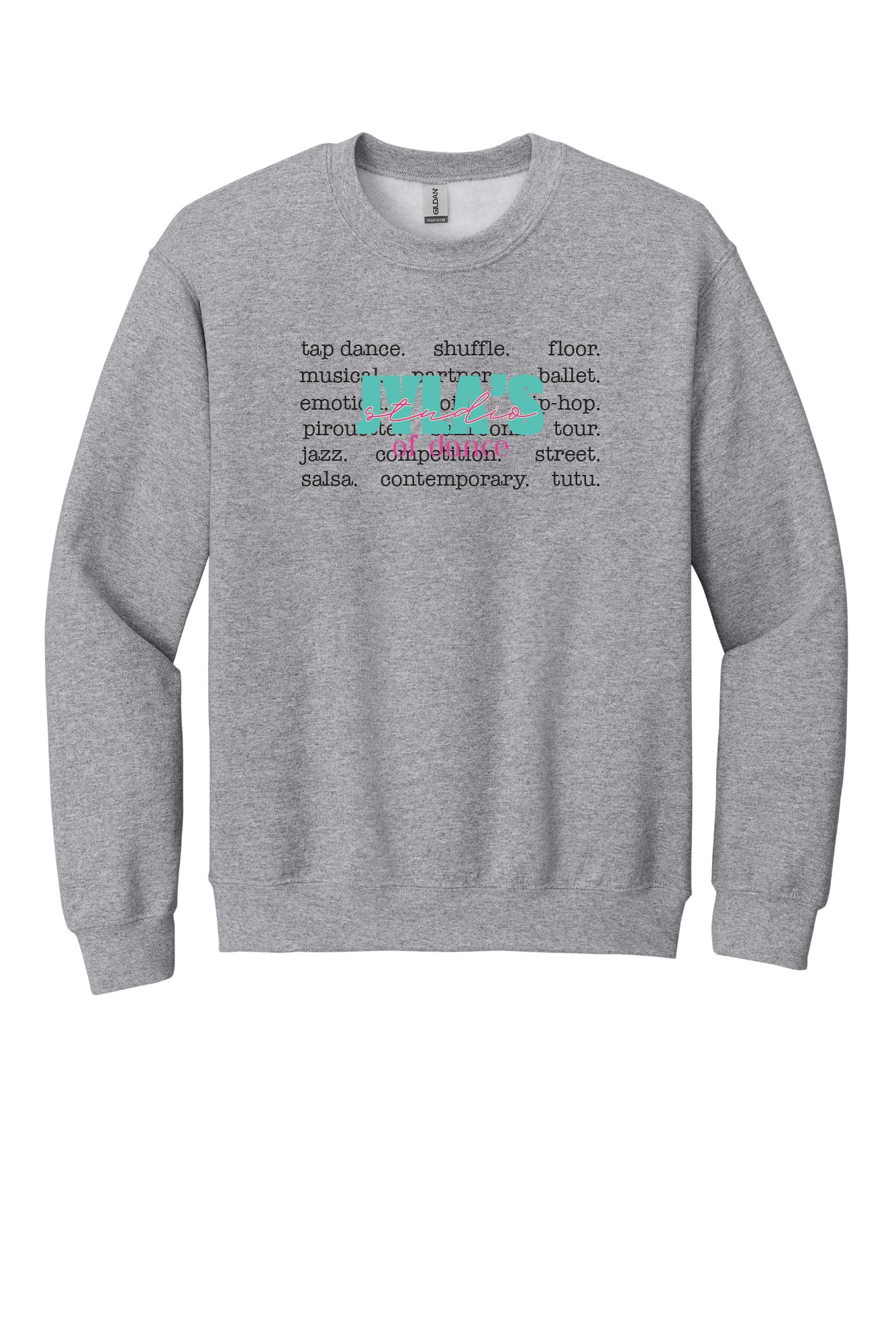 Jyla's Typography Crewneck Sweatshirt