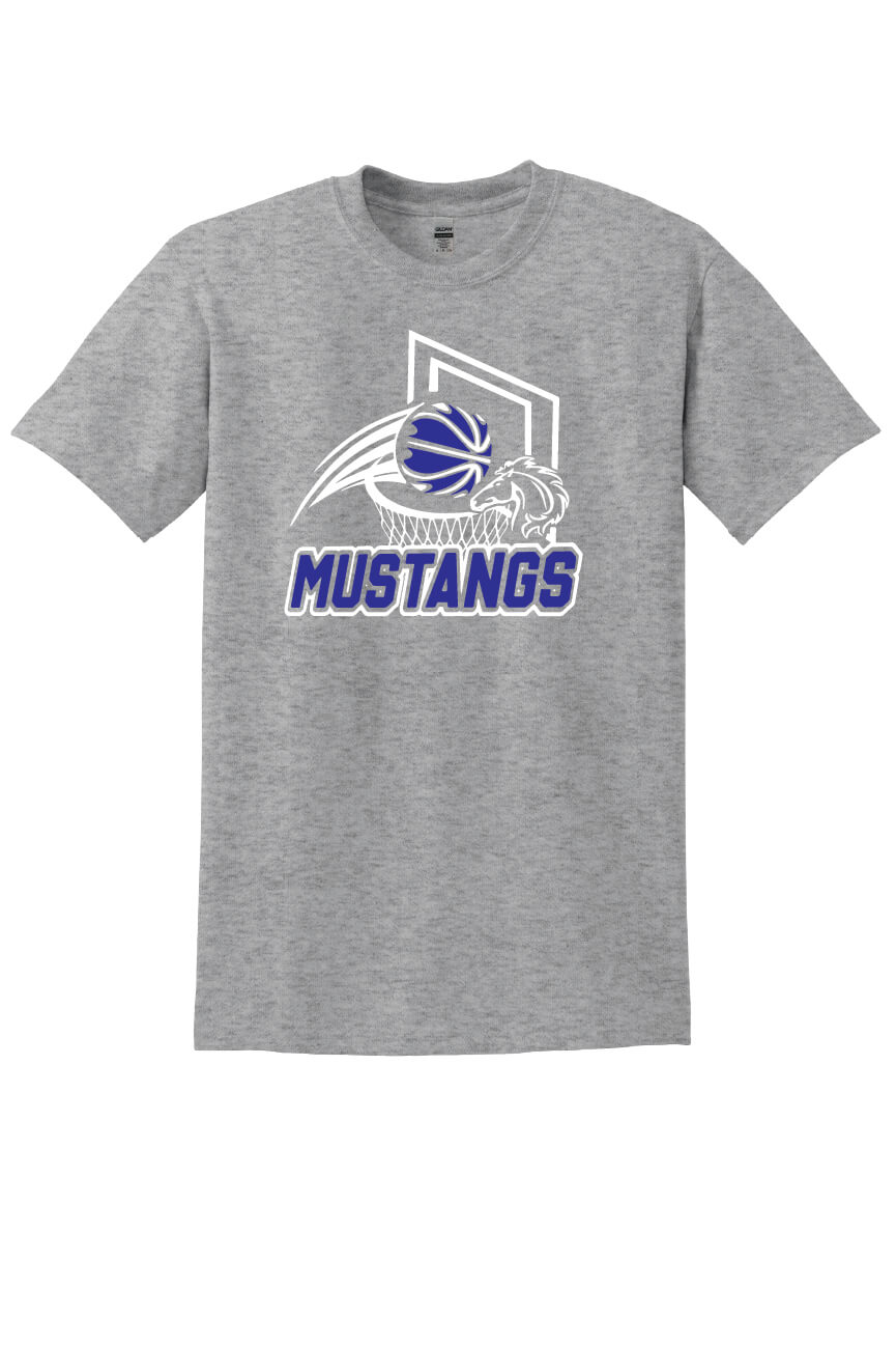 Mustangs Short Sleeve T-Shirt gray