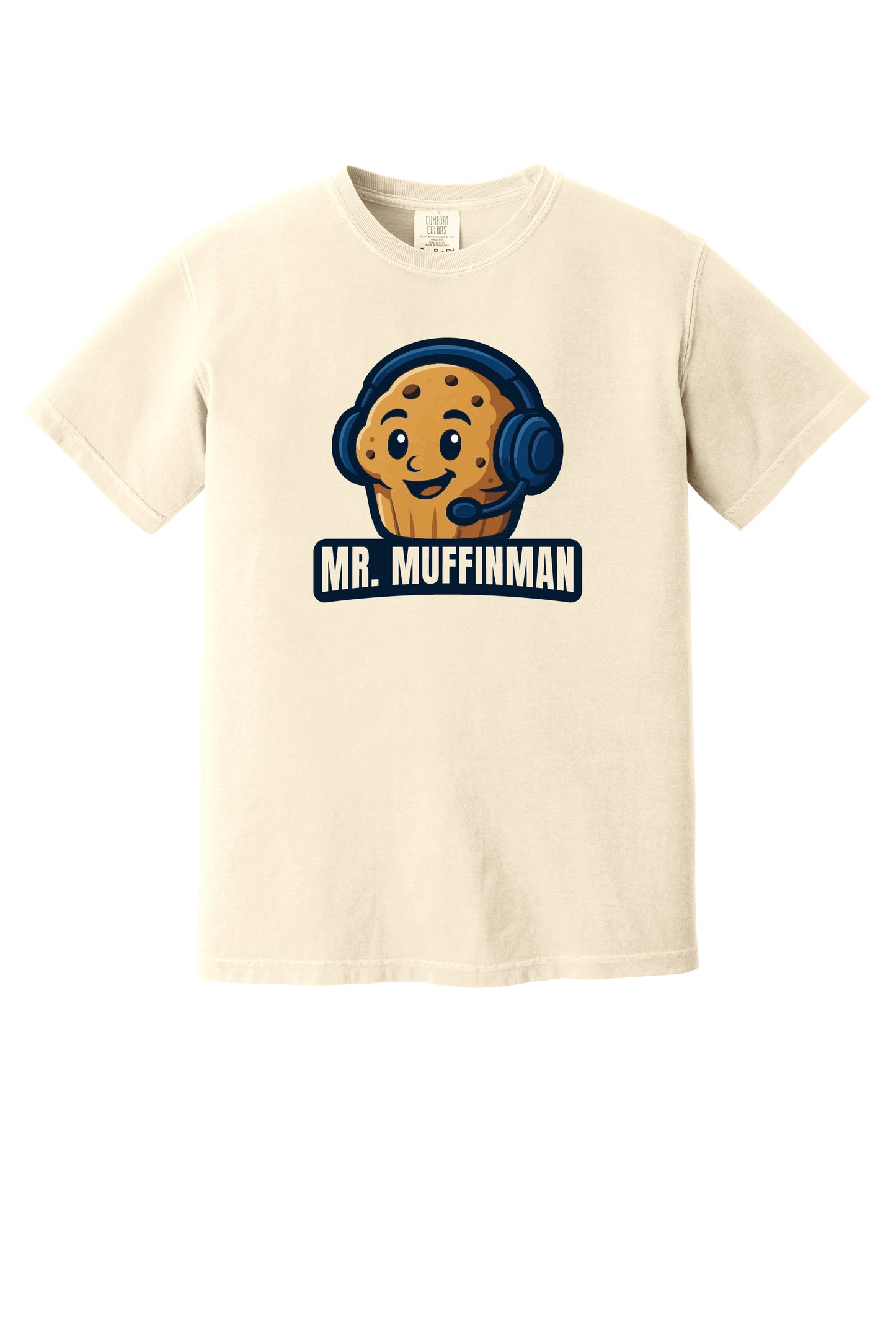 Mr. Muffinman (Blue) Comfort Colors Short Sleeve T-shirt