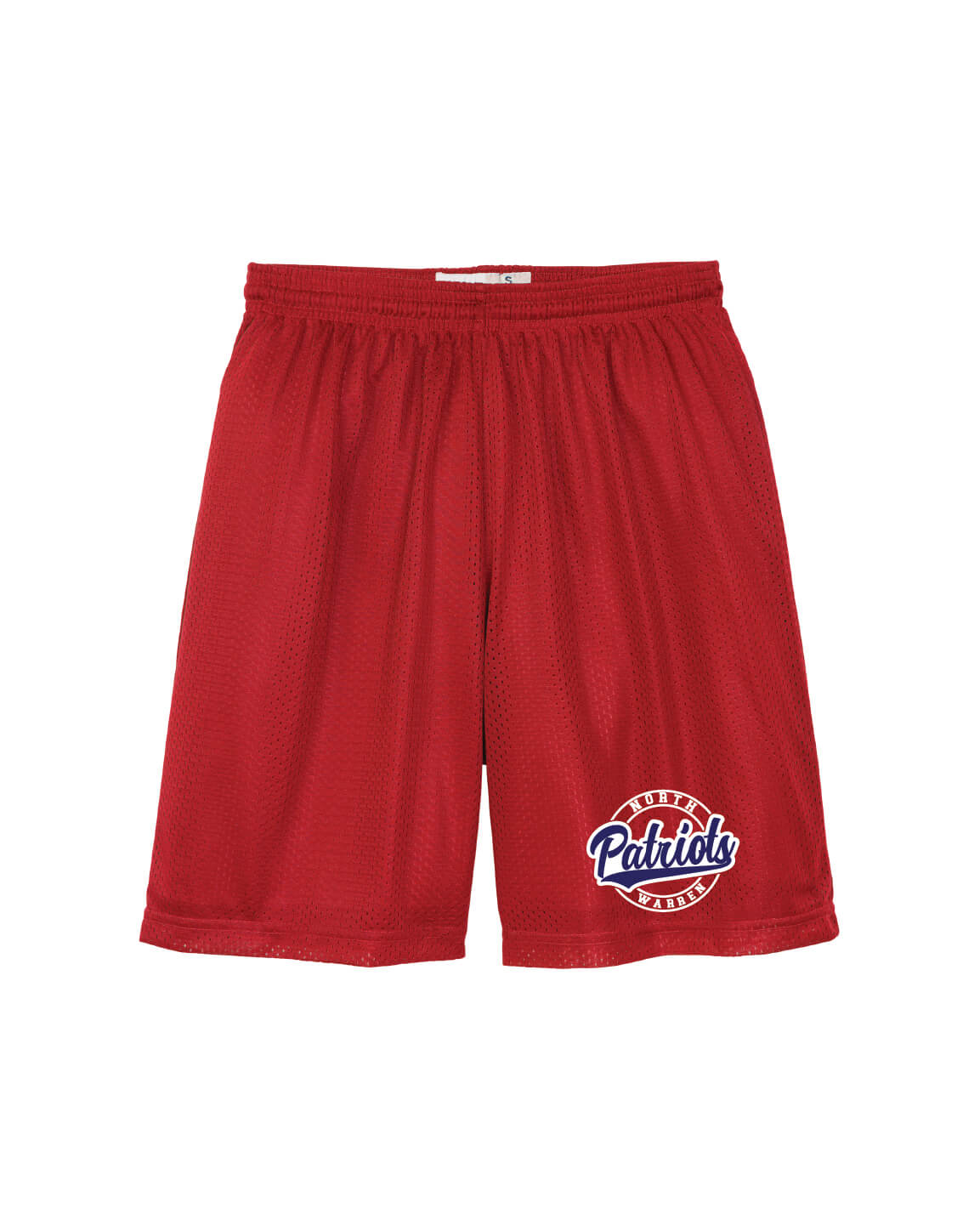 Sport Tek Mens Shorts Patriots red