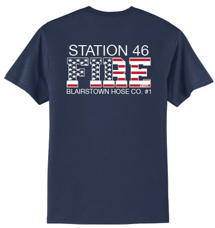 Short Sleeve T-Shirt navy back