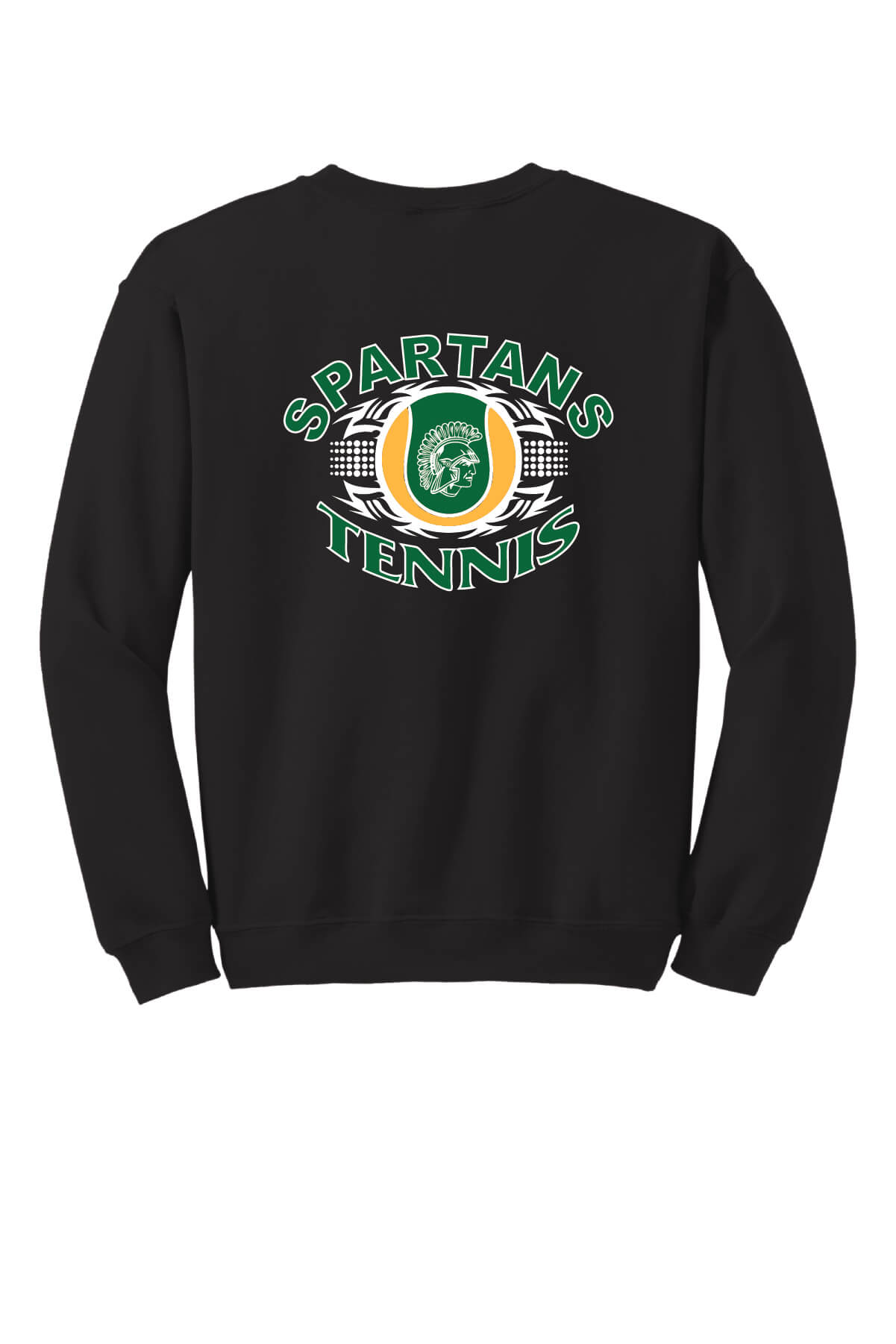 Spartans Crewneck Sweatshirt back-black