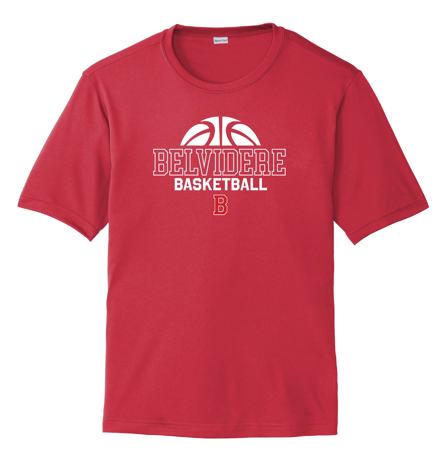 Belvidere Basketball Sport Tek Competitor Short Sleeve Tee