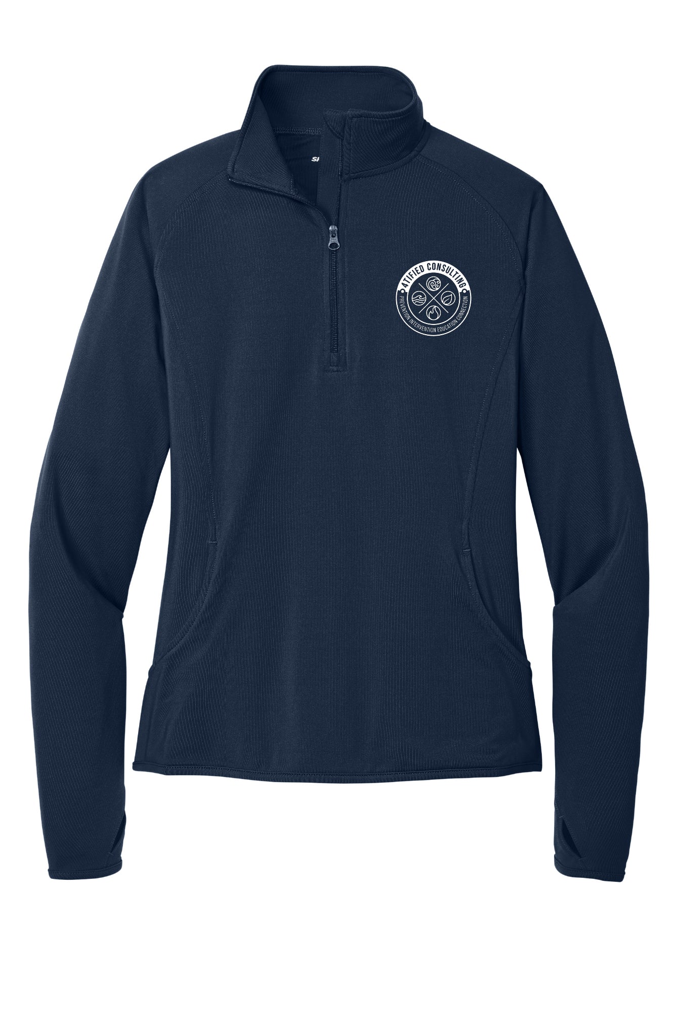 Sport Tek 1/4 Zip Ladies Pullover