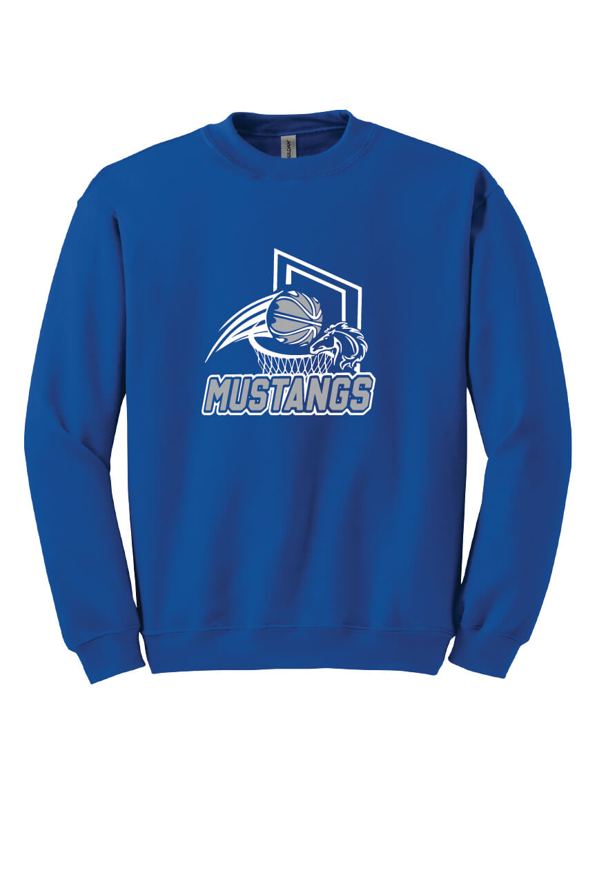 Mustangs Crewneck Sweatshirt (Youth) royal