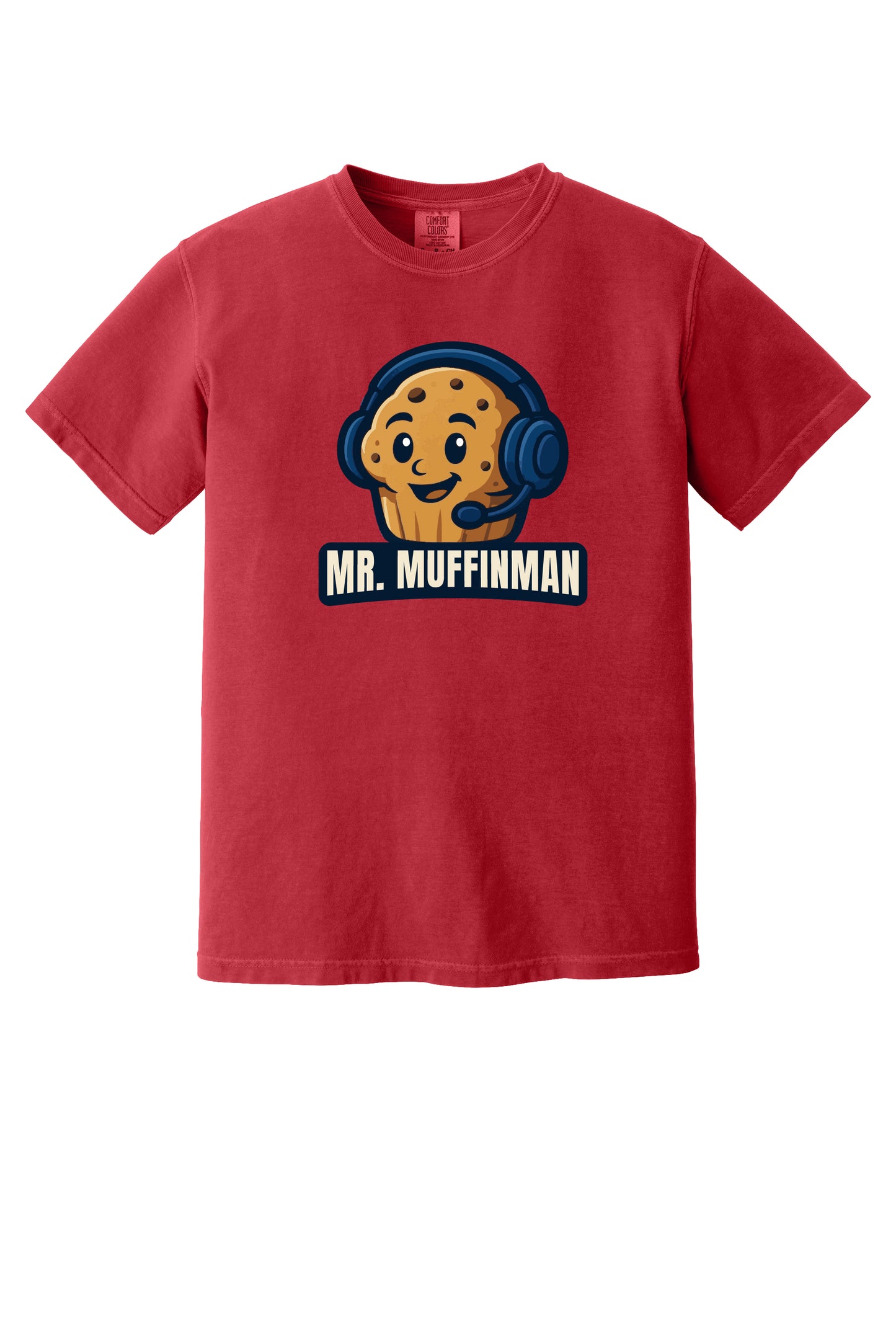 Mr. Muffinman (Blue) Comfort Colors Short Sleeve T-shirt