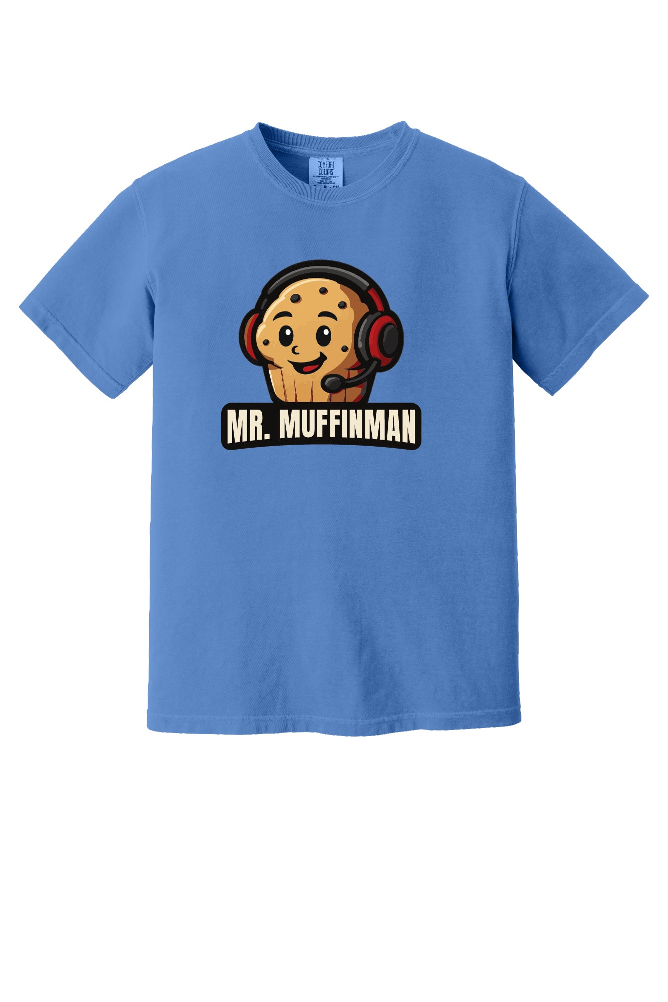 Mr. Muffinman (Red) Comfort Colors Short Sleeve T-shirt