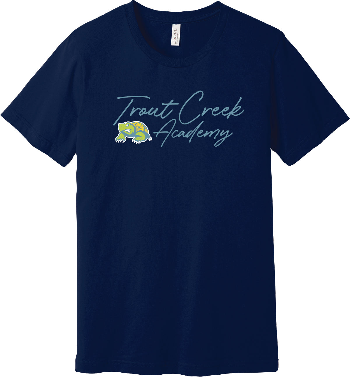 Trout Creek Script Bella Canvas Short Sleeve T-Shirt
