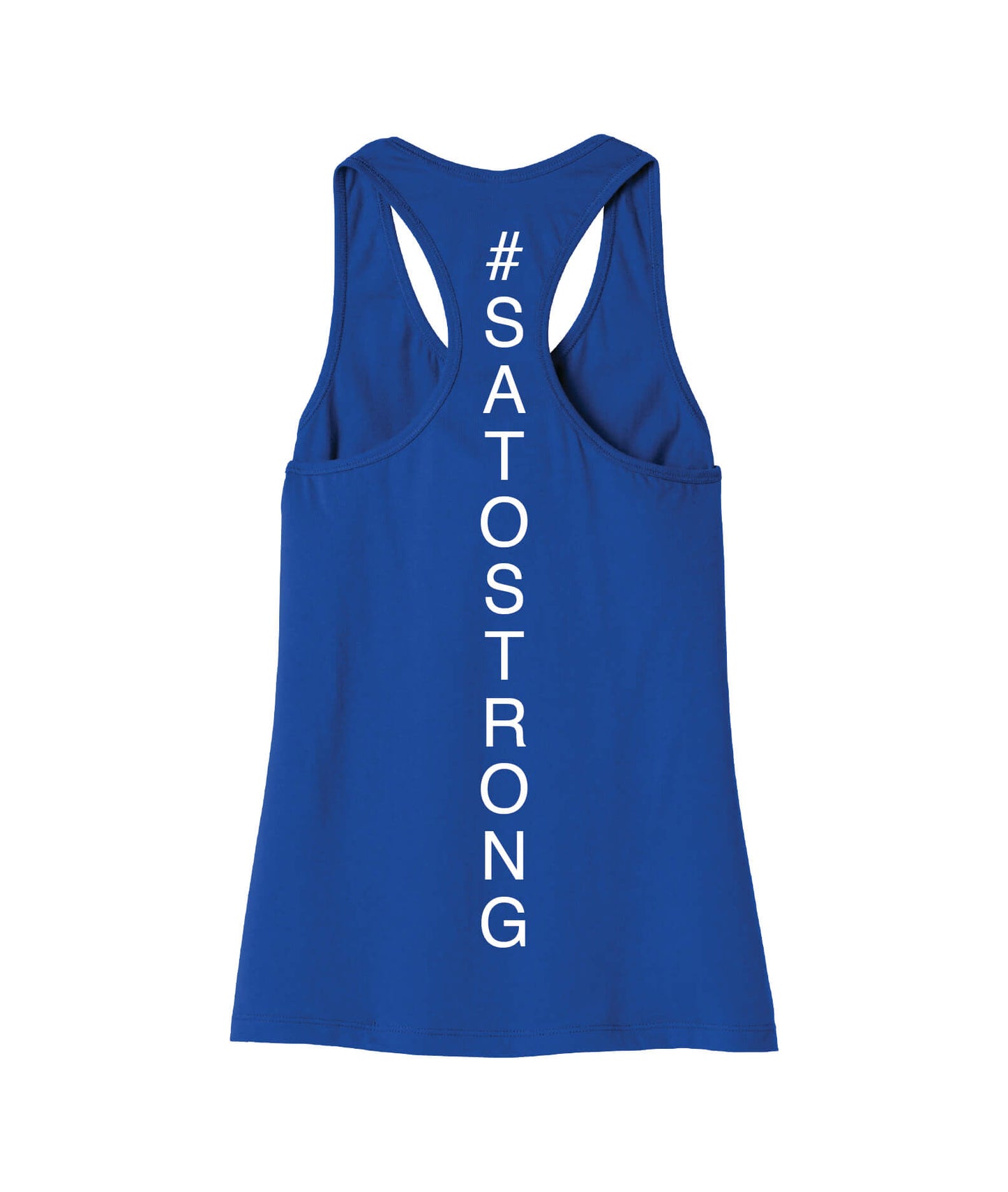 Bella Canvas Racerback Tank blue, back