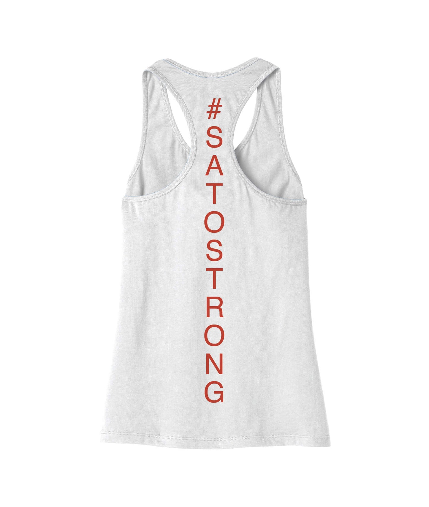 Bella Canvas Racerback Tank white, back