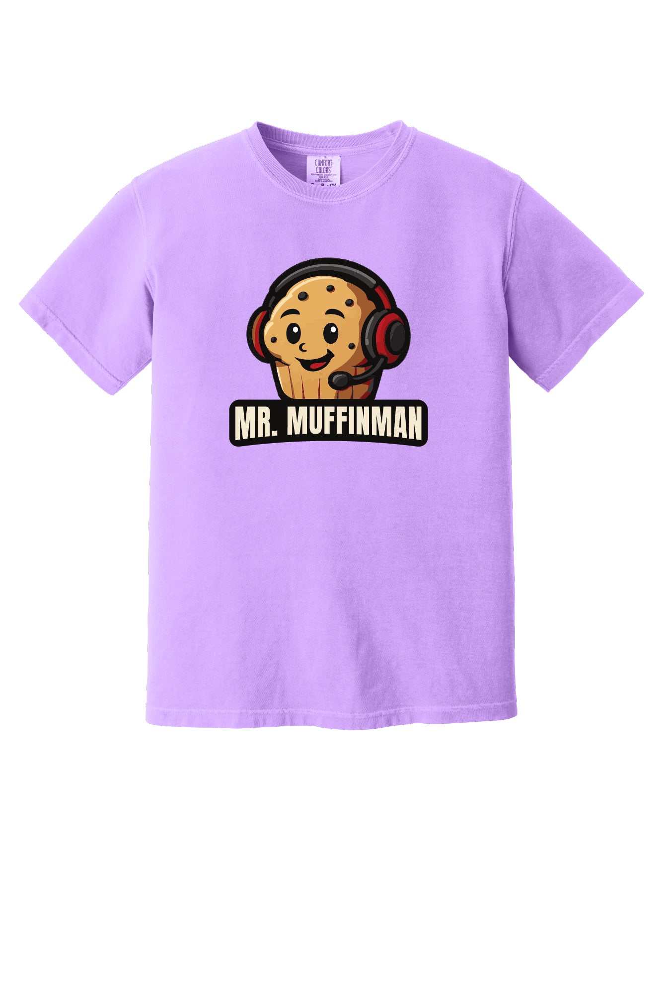 Mr. Muffinman (Red) Comfort Colors Short Sleeve T-shirt