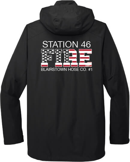 All Weather 3-in-1 Jacket black back
