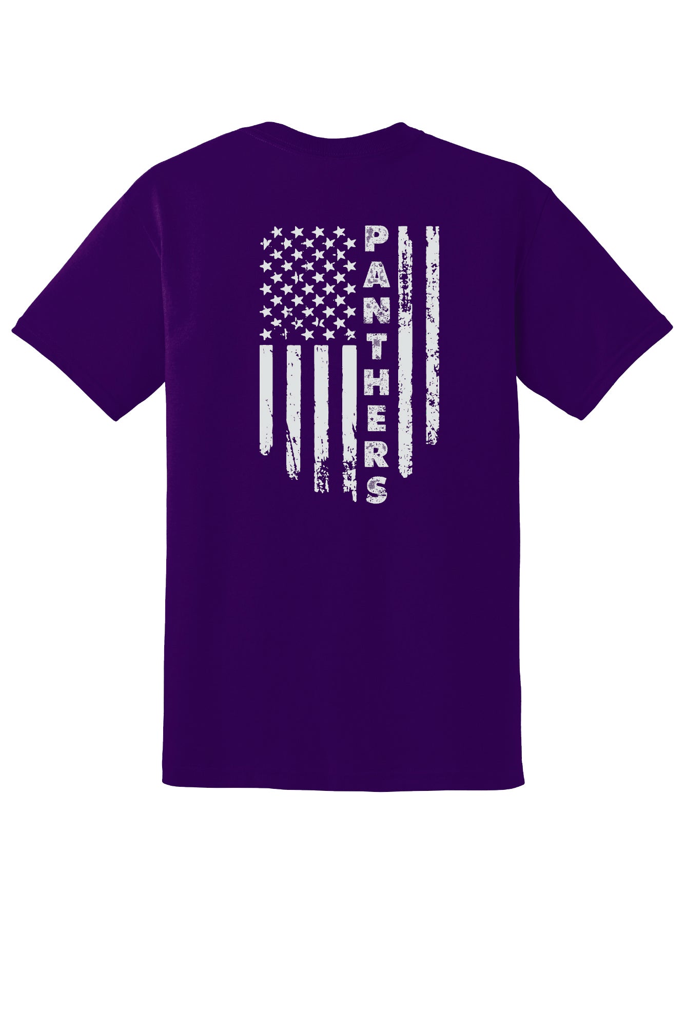 Adult Flag Back Short Sleeve T-Shirt
