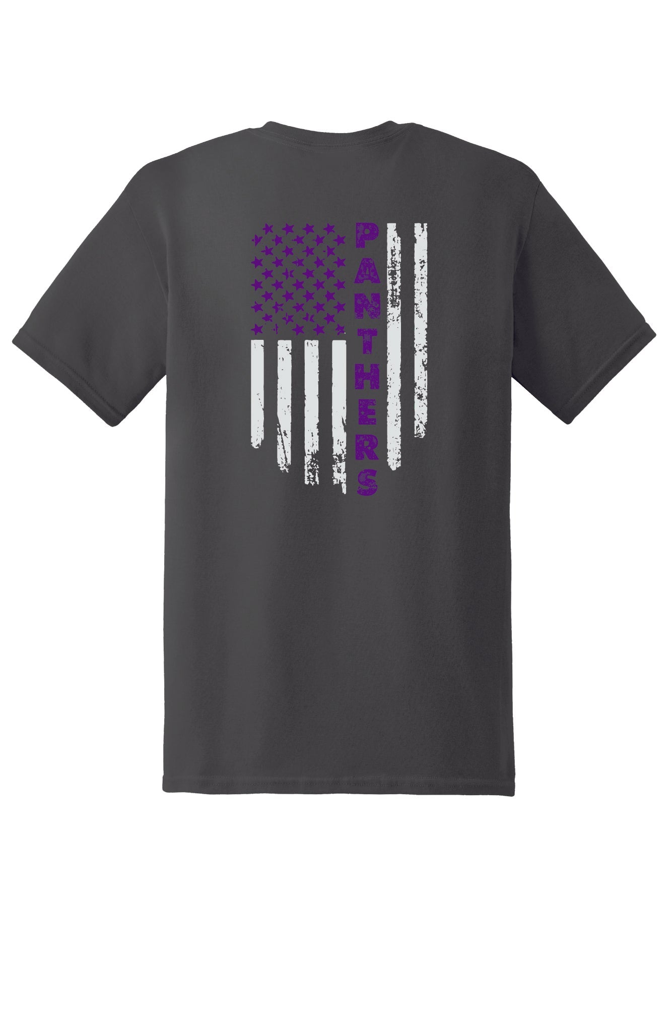 Adult Flag Back Short Sleeve T-Shirt
