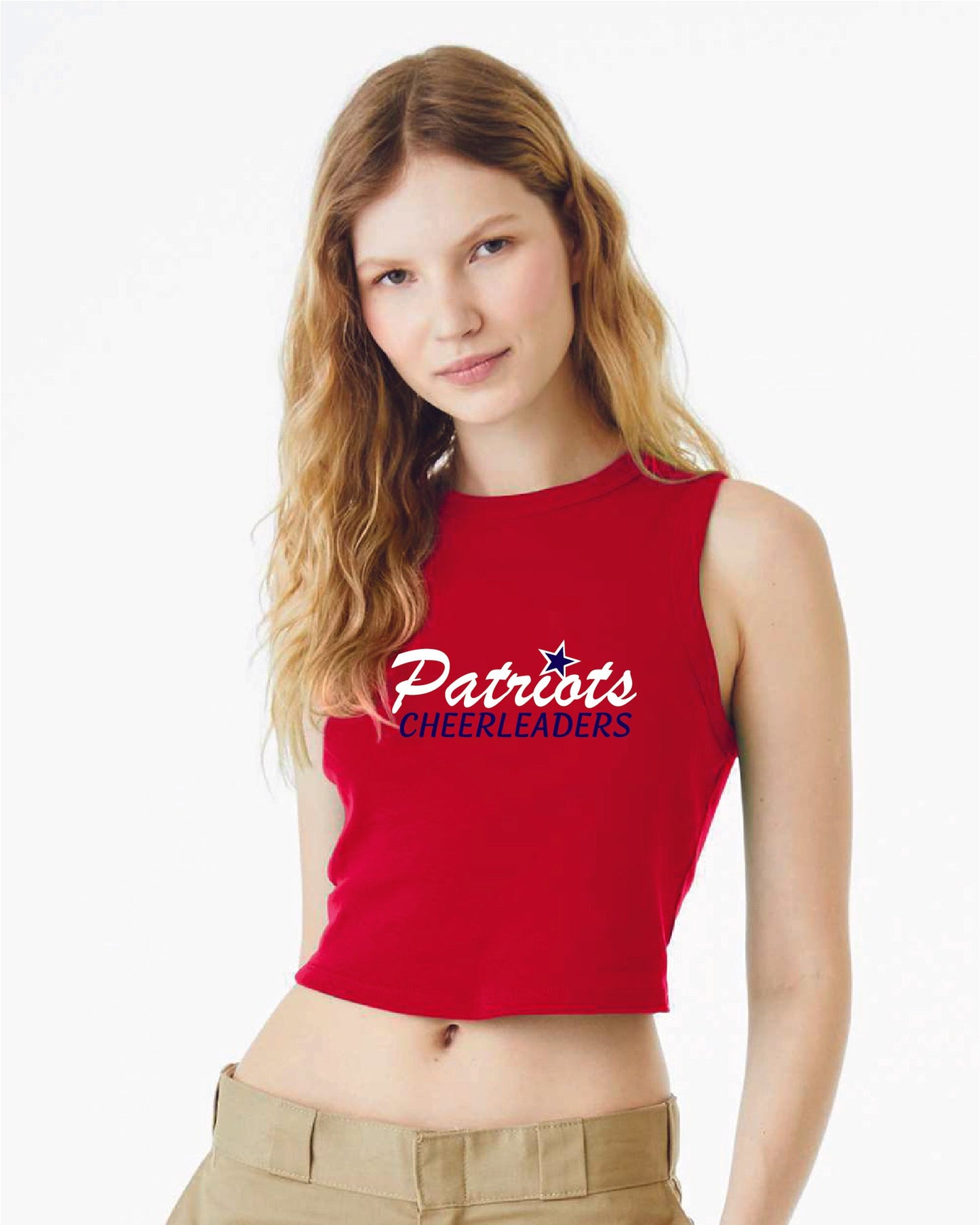 Bella Canva Women's Micro Rib Muscle Crop Tank