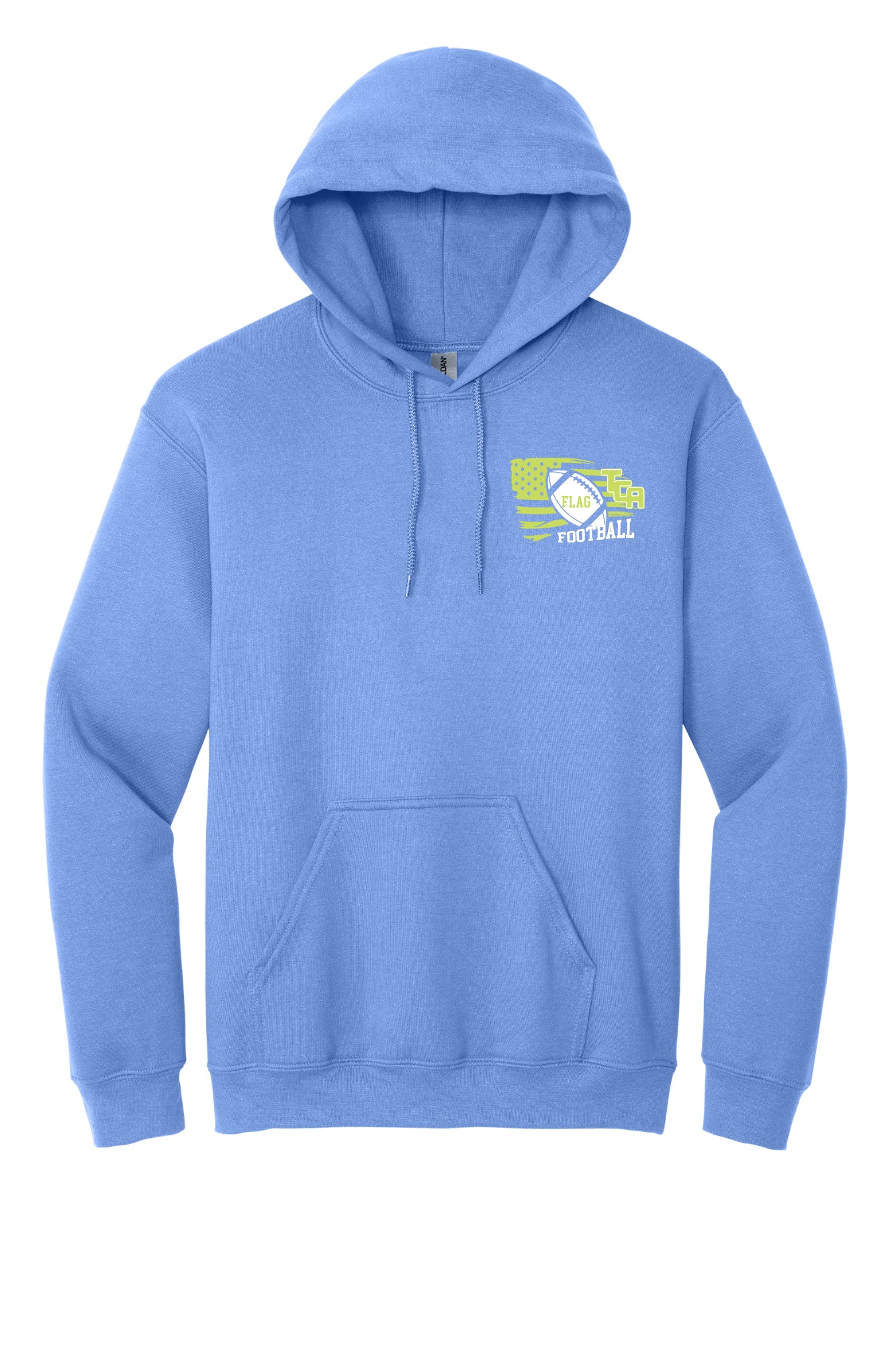 Boys Football Flag Back Hoodie (Adult)