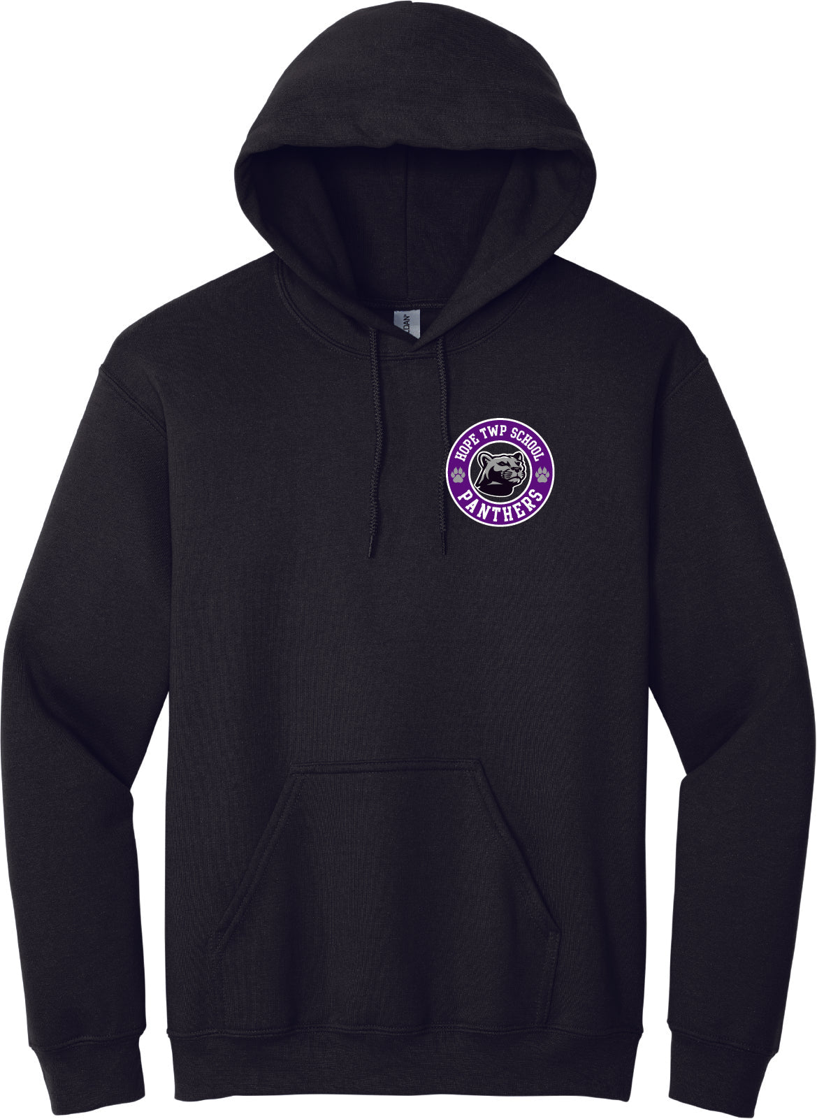 Adult Flag Back Hooded Sweatshirt