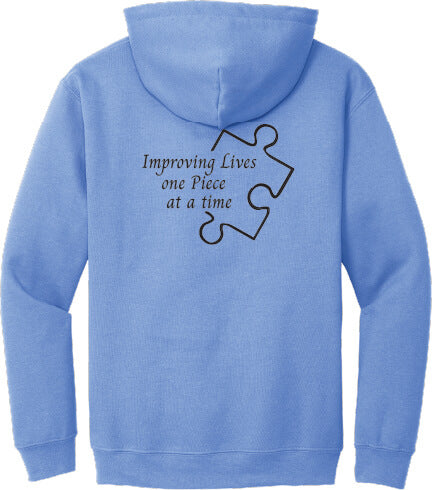 Hoodie back blue