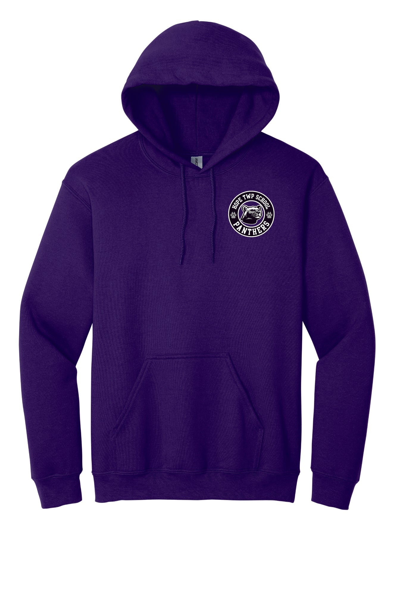 Adult Flag Back Hooded Sweatshirt
