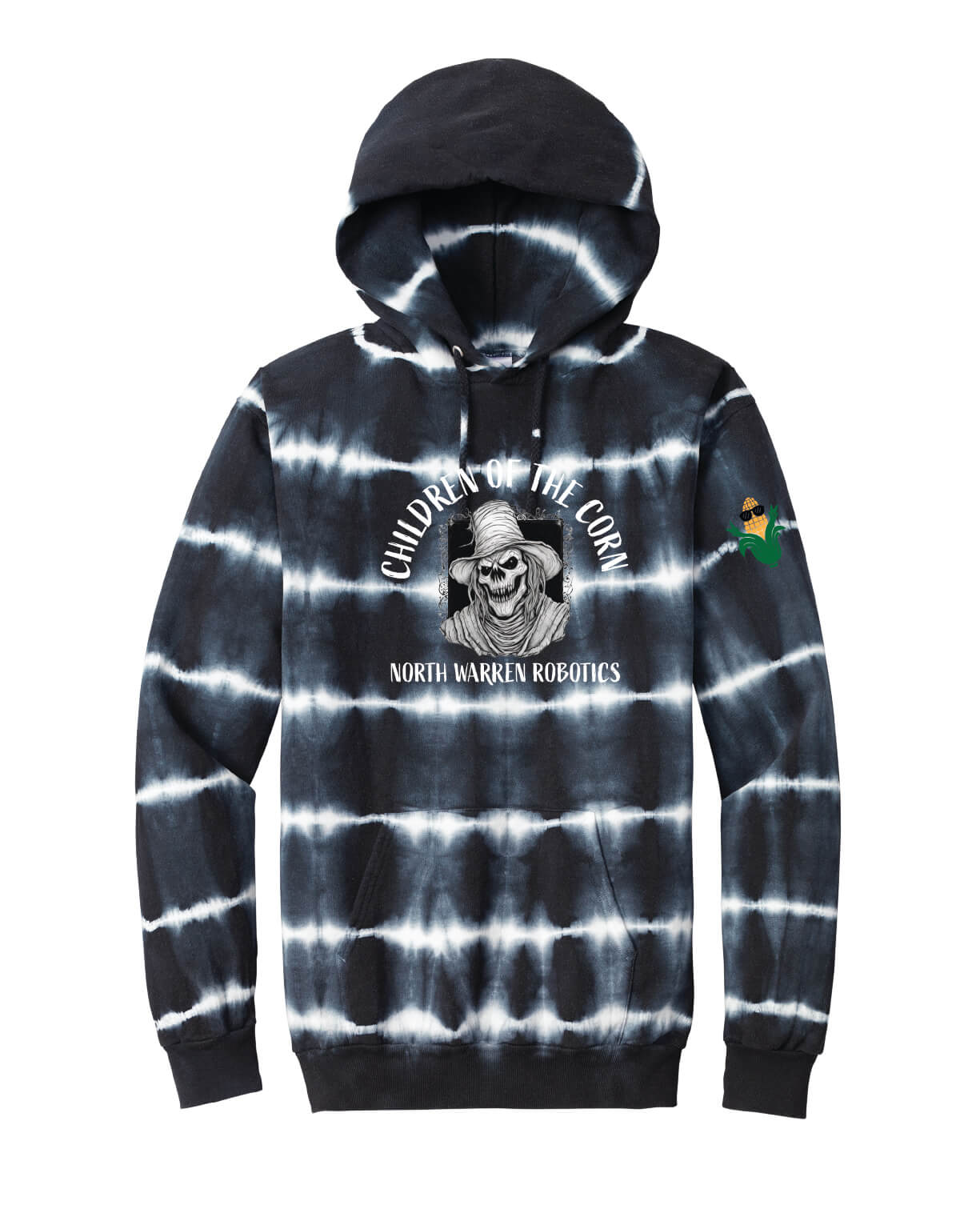 Port & Company Stripe Tie-Dye Hoodie