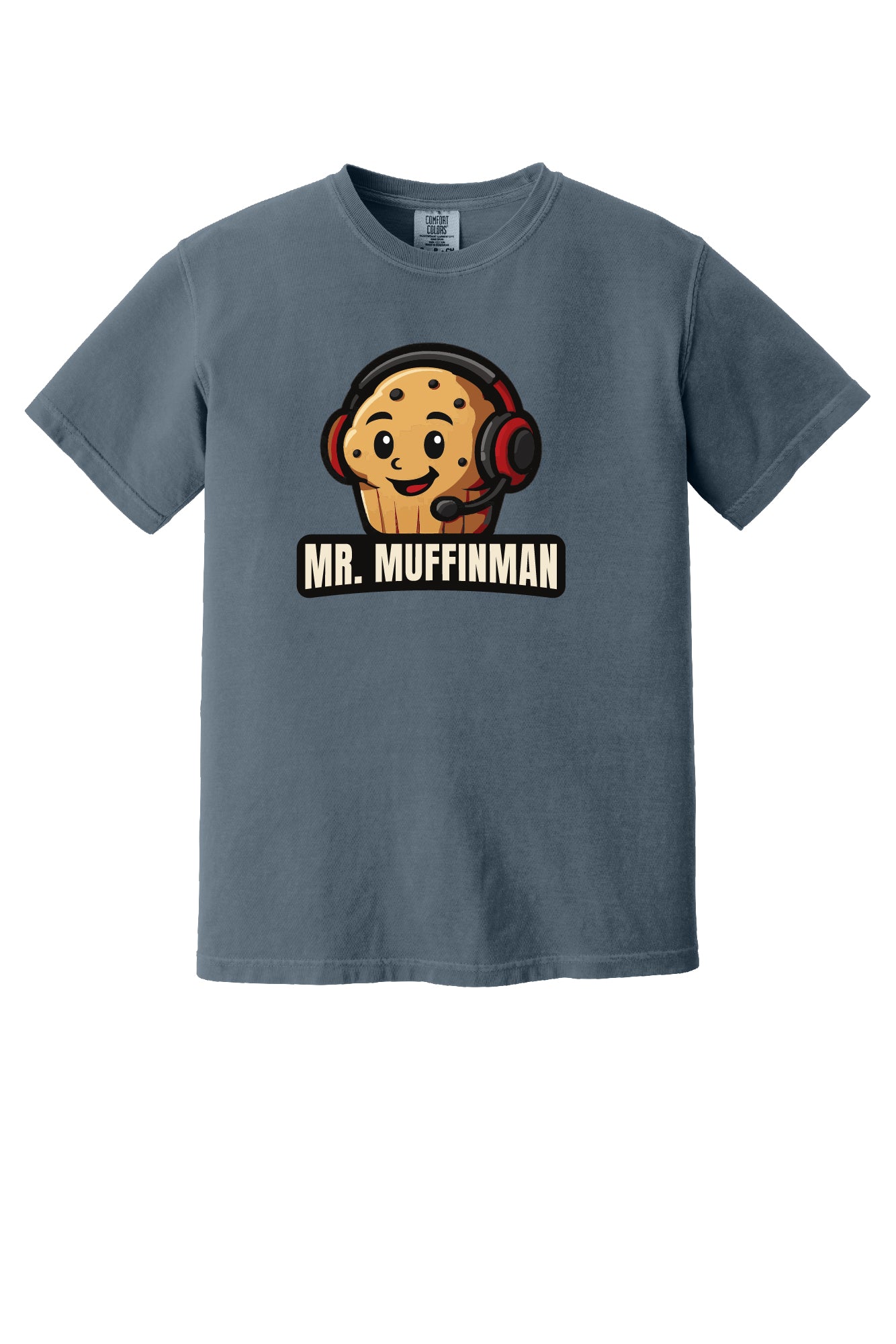 Mr. Muffinman (Red) Comfort Colors Short Sleeve T-shirt