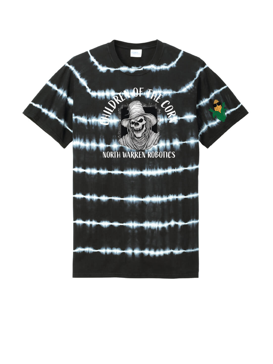Port & Company Stripe Tie-Dye Short Sleeve T-Shirt