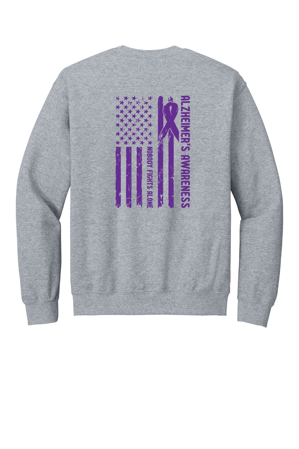 Memories Matter Flag Back Crewneck Sweatshirt