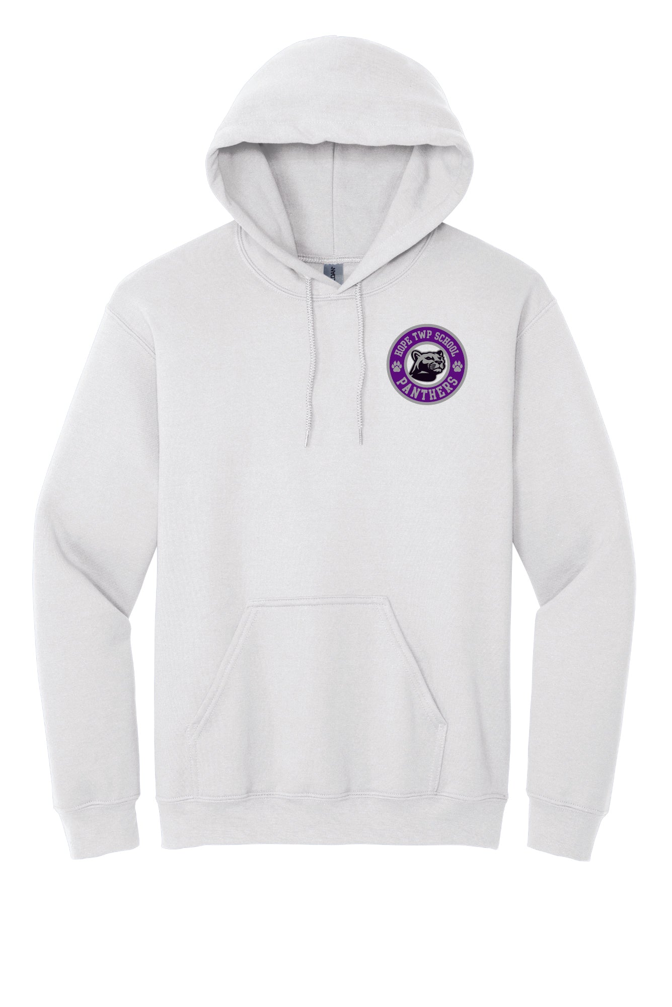Adult Flag Back Hooded Sweatshirt
