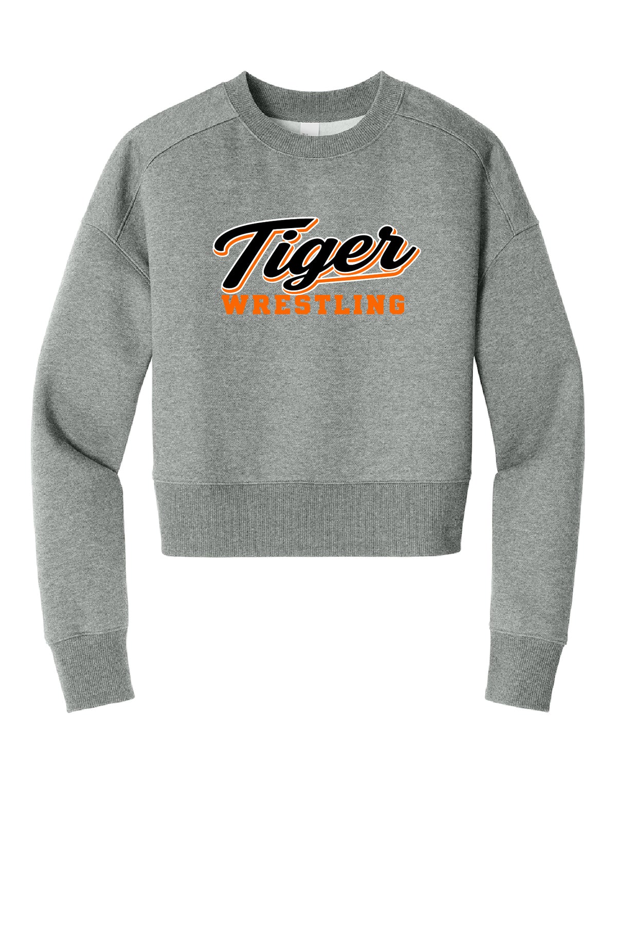 Ladies Wrestling Cropped CrewSweatshirt