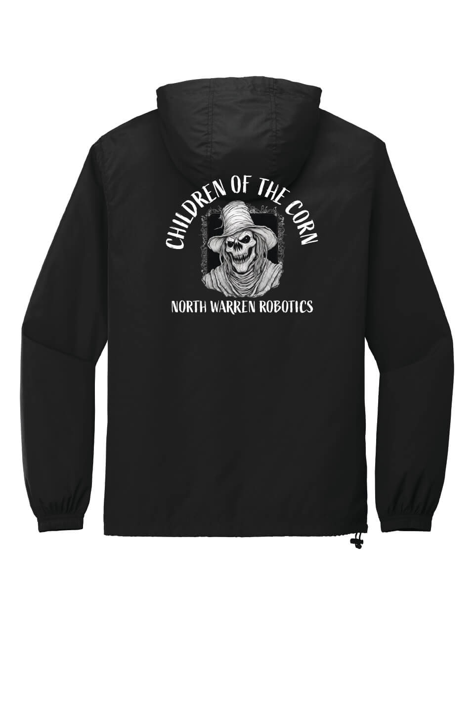 Pullover Windbreaker black back