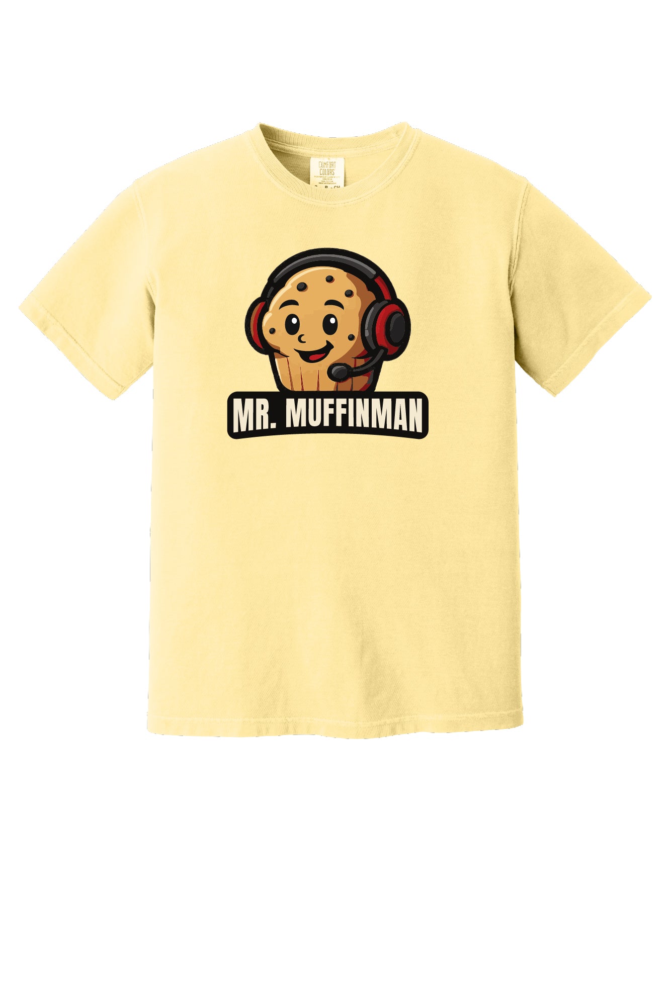 Mr. Muffinman (Red) Comfort Colors Short Sleeve T-shirt