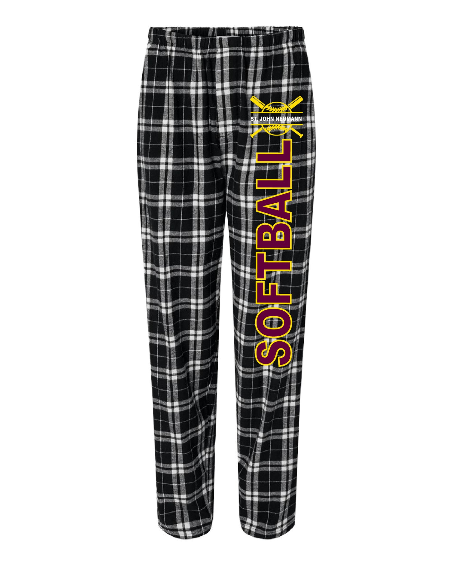 SJN Knights Softball Flannel Pants