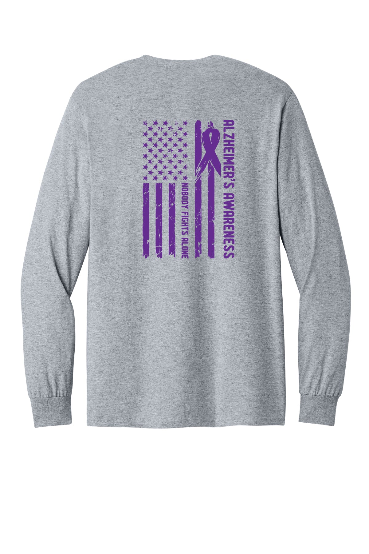 Memories Matter Flag Back Long Sleeve T-Shirt