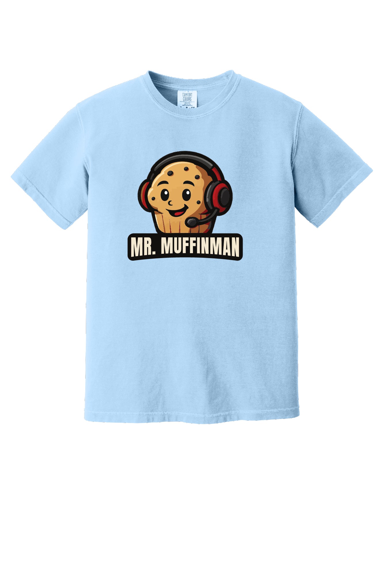 Mr. Muffinman (Red) Comfort Colors Short Sleeve T-shirt