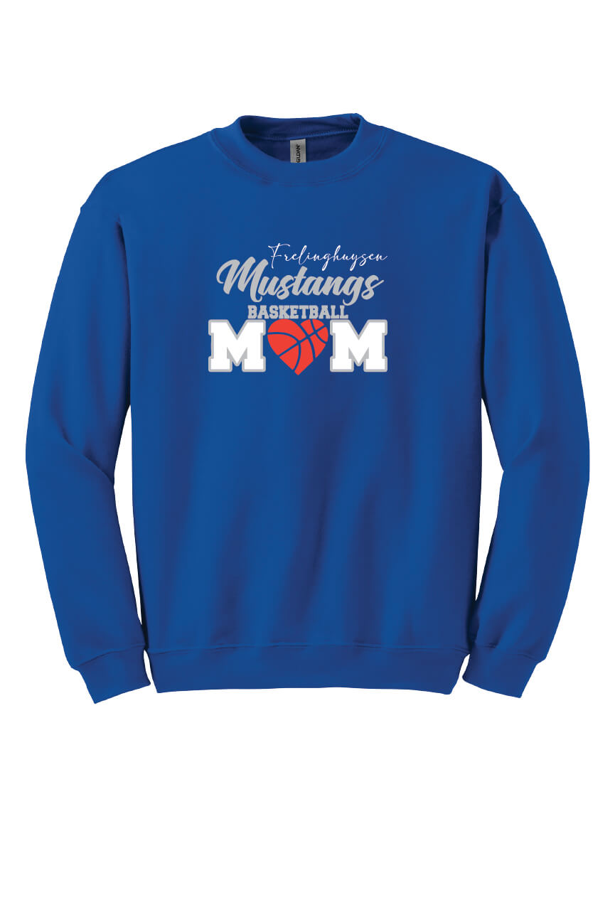 Mustangs Mom Crewneck Sweatshirt royal