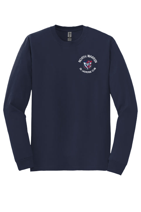 Lacrosse Flag Back Long Sleeve T-Shirt Adult