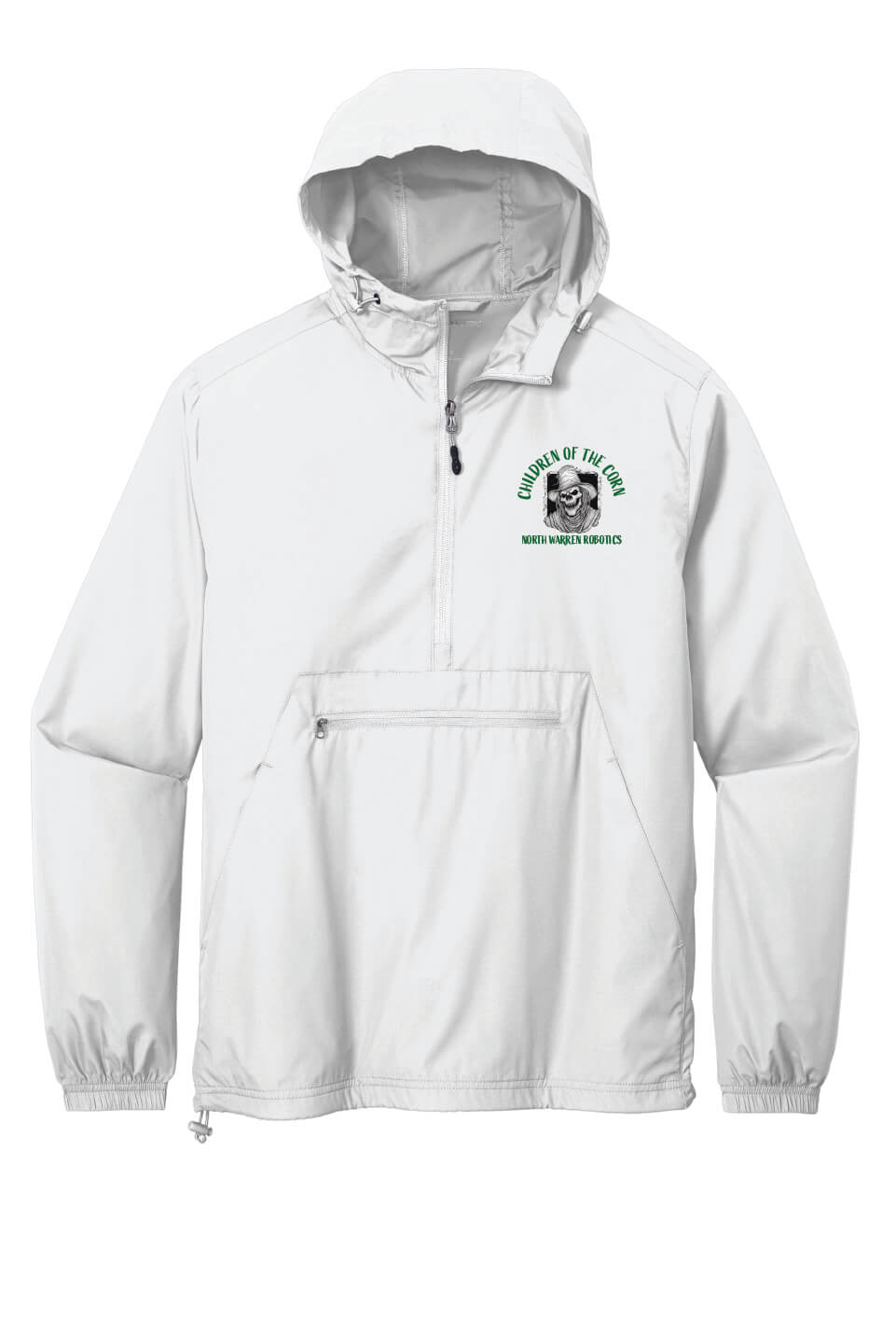Pullover Windbreaker white front